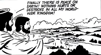 Jesus establishes peace on earth!